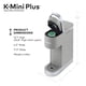 thumbnail image 5 of Cafetera Keurig K-Mini Plus Single Serve K-Cup Studio Grey, 5 of 9