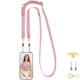 thumbnail image 1 of Correa cruzada para celular WEZEBEL rosa ajustable de nailon, 1 of 8