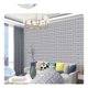 thumbnail image 4 of X15 Laminas Autoadhesivas Decomural 3d Ladrillo Pared 70x77cm Gris, 4 of 9