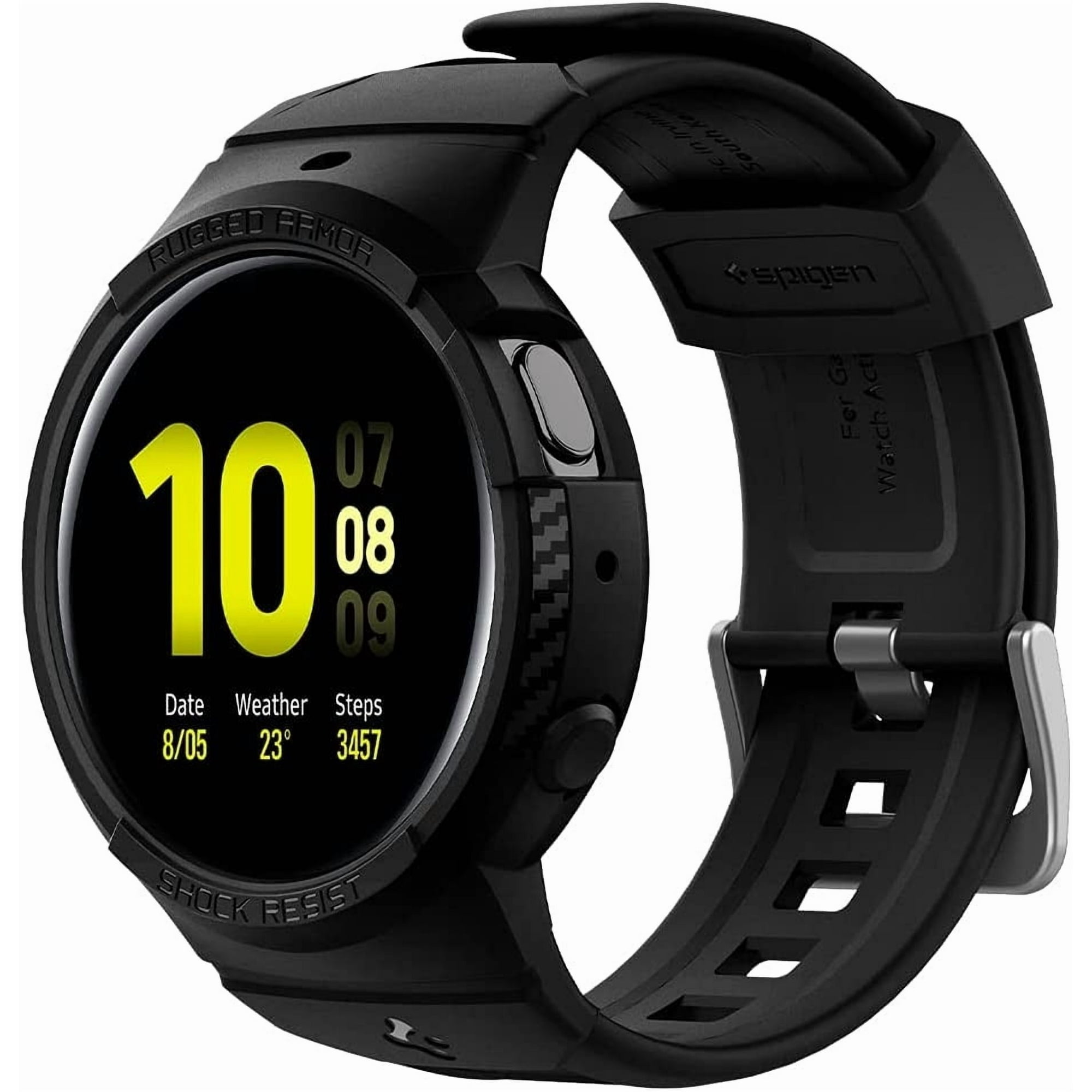 Spigen Rugged Armor Pro Diseñado Para Galaxy Watch Active 2 Band Con Protector De Caja / C Spigen Spigen
