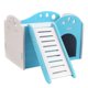 thumbnail image 3 of Mascota Hamster Casa Ardilla Conejillo de Indias Cama Animales pequeños Hábitat Juguete Azul, 3 of 5