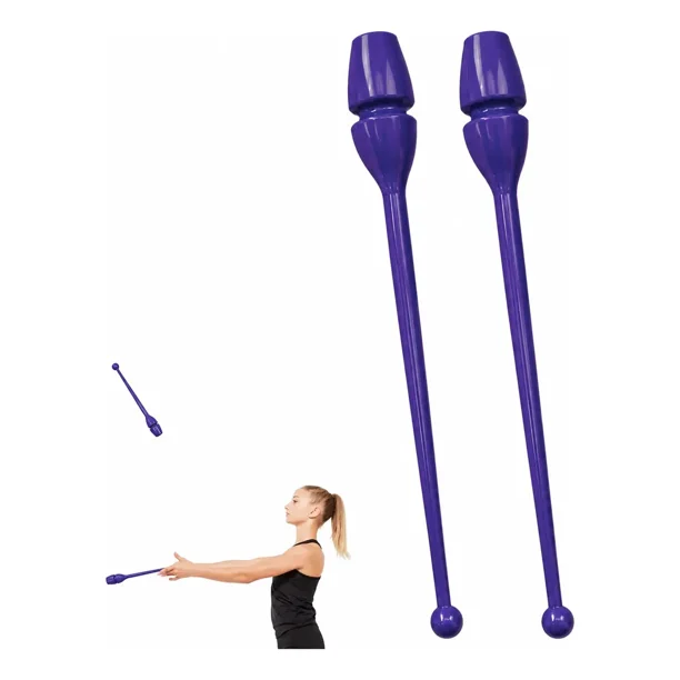 Par Clavas Gimnasia Rítmica 45 cm Bastones Malabares Entrenamiento