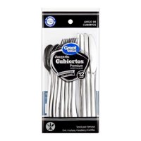 Mix De Cubiertos Desechable Premium 1 Un Great Value