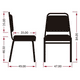 thumbnail image 3 of Silla Auditorio Tapizada Azul 84x49x47 cm, 3 of 3