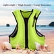 thumbnail image 4 of Chalecos de snorkel, chaquetas inflables ligeras para buceo, surf, natación, deportes acuáticos al aire libre, 4 of 6