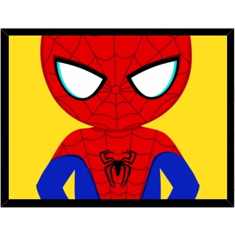 Genérico - Cuadro Decorativo Spider-Man Medidas 30X40 Cm