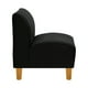 thumbnail image 3 of Poltrona Soft 1C Felpa 04 Negro, 3 of 4