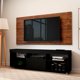 thumbnail image 2 of Rack Panel Tv 70 Amsterdam Castaño Negro, 2 of 3