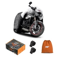Cwagen - Cobertor Funda De Moto Wagen Covers Talla M Con Top Case