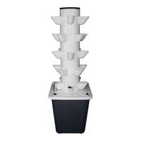 Magideal - Estante De Cultivo Hidropónico, Jardinera Vertical, Bomba De Agua, Manguera De Esponja, Circulación Automática, Material De Pvc, Adecuado Para Oficina, Cocina, Césped, Balcón, 25 Agujeros