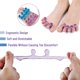 thumbnail image 4 of Separadores de dedos DR JK 2 pares azul y morado, 4 of 8