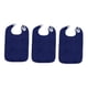 thumbnail image 5 of Baberos Para Adultos De 3 Piezas, Baberos Grandes Reutilizables Para Alimentación De Adultos Para Personas Mayores, Unisex, Color Azul Oscuro, 5 of 5