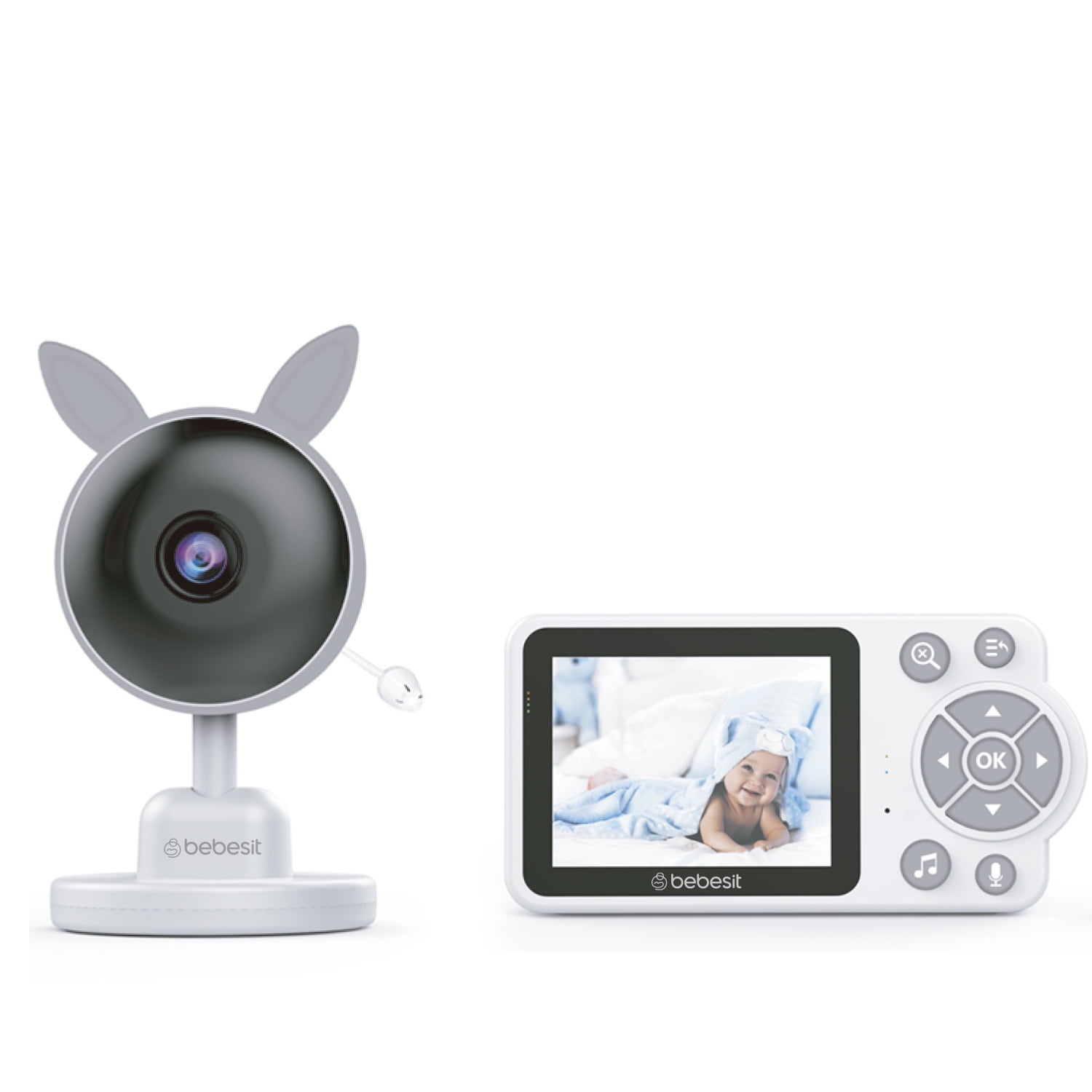 Bebesit - Monitor Camara Smartguard 2.0 4x Zoom Con Ruido Blanco
