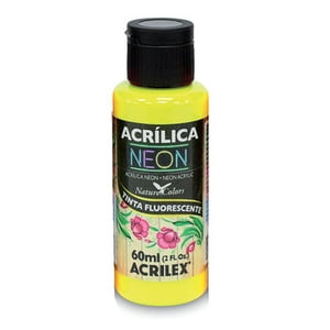 Acrilex - Pintura Acrílica Neon 60 Ml Naranja