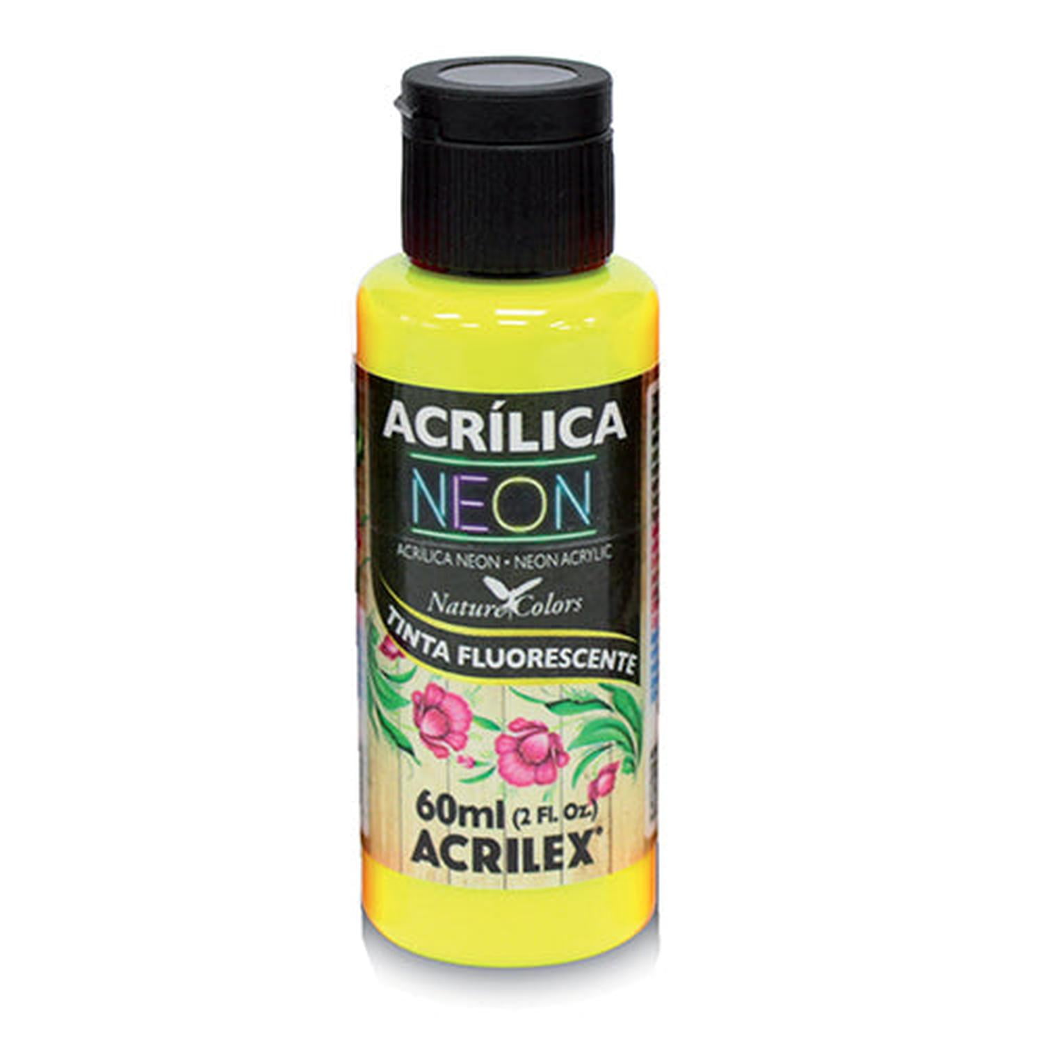 Acrilex - Pintura Acrílica Neon 60 Ml Verde