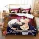 thumbnail image 1 of Marginal#4 Kiss kara Tsukuru Big Bang Bedding Set Cartoon Anime three-piece set Adult Kid Bedroom Duvetcover Sets 3D Kawaii Bed Sheets, 1 of 5