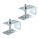 thumbnail image 3 of 2x Clips De Fregadero De Montaje Inferior Clips De Lavabo De Cerámica Para Encimera De Baño Cocina A, 3 of 5