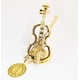 thumbnail image 1 of Violín Crystal Delight de Mascot chapado en oro de 24 quilates, independiente, 1 of 3