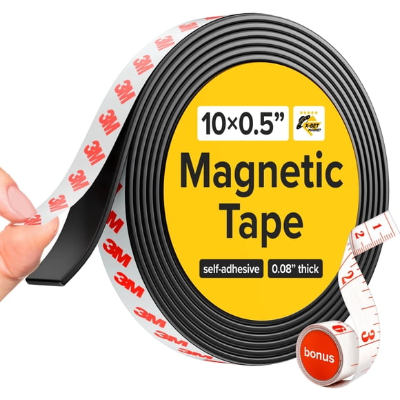 Cinta magnética X-bet MAGNET flexible de 3 m x 1,27 cm con adhesivo