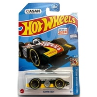 Auto Fundido A Presión Hot Wheels Flippin Fast Verde/Amarillo 2024