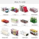 thumbnail image 4 of Organizador de despensa apilable Hudgan Storage Bins, paquete de 8 unidades, transparente, 4 of 6