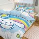 thumbnail image 1 of 3PCS Cinnamoroll Bedding Set Comforter Duvet Cover Set Quilt Cover for Kids Teens Bedroom Decoration, 1 of 5