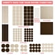 thumbnail image 2 of Juego de almohadillas de fieltro Hilltop Products para muebles, 165 piezas, con topes, 2 of 5