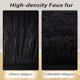 thumbnail image 3 of Alfombra Shag CAROMIO Fluffy de 2,74 m x 3,66 m, extra suave, negra, 3 of 7