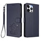 thumbnail image 1 of Funda de Gato tipo Libro para iPhone 13 Pro Max, Azul, 1 of 6