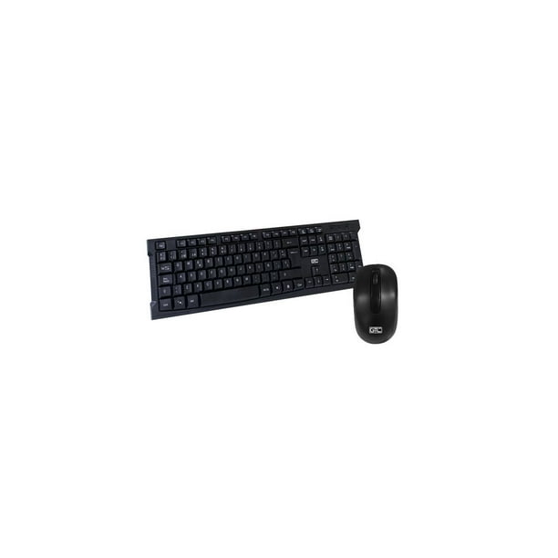 Kit Teclado Y Mouse Inalámbrico Cbg-020 Negro