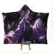 thumbnail image 2 of Kochou Shinobu Manta Capa con Capucha Anti-Bolitas, Manta de Lana Ártica Suave, Manta Portátil de Felpa Ligera y Lujosa, Poncho para Siesta en Casa y Oficina, 100*130cm, 2 of 6