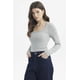 thumbnail image 2 of Polera Mujer Rib Gris Melange, 2 of 4
