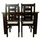 thumbnail image 3 of Juego de Comedor New Barcelona Chocolate 4 silla Mesa Rectangular, 3 of 7