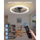 thumbnail image 2 of Ventilador de techo Gyradi 61 cm APP inteligente y control remoto – Blanco, 2 of 8