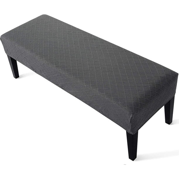 Funda elástica de jacquard para banco de comedor - Funda extraíble y antipolvo