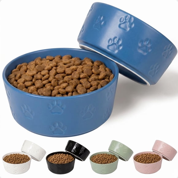 Juego de 2 cuencos para perro HB Design Co., 17 cm, 4 tazas
