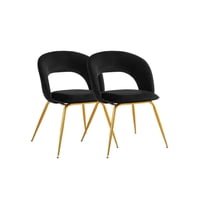 Habita2 Chile - Silla Ibiza Terciolpelo Negro - 2 Unid