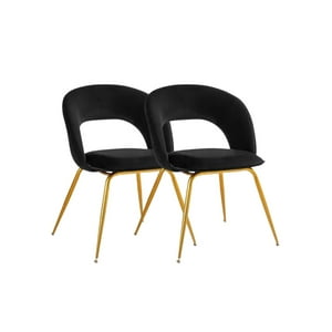 Habita2 Chile - Silla Ibiza Terciolpelo Negro - 2 Unid