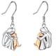 thumbnail image 1 of Aros pendientes mujer perro plata 925, 1 of 3