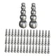 thumbnail image 3 of Kit De 50 Uds De Cuentas De Pesca Apiladas, Señuelos De Pesca, Aparejos Para Perca, Trucha, Leucomas, Gris, 3 of 5