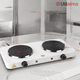 thumbnail image 1 of Cocina Eléctrica 2 Platos 2000w Cocinilla Portátil Blanco, 1 of 7