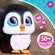 thumbnail image 5 of Juguete interactivo FurReal Handfuls Shivers el Pingüino 9 cm, 5 of 7