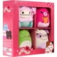 thumbnail image 4 of Peluche Squishmallows para el Día de San Valentín, paquete de 4 unidades, tamaño pequeño, 4 of 4