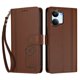 thumbnail image 3 of Funda Cartera Trébol para Xiaomi Poco X8 Pro Max con Ranuras Tarjetas y Carga Inalámbrica Marrón, 3 of 6