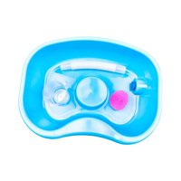 Magideal - Lavabo Para Champú Junto A La Cama Con Manguera Retráctil De 150 Cm, Bandeja Para Lavar El Fregadero, Estación De Lavado De Cabello Para Sala De Estar Azul Claro