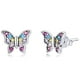 thumbnail image 1 of Aros en Plata 925 con Diseño de Mariposa, 1 of 2