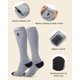 thumbnail image 4 of Calcetines con calefacción Venustas, recargables hasta 14 horas, para mujeres y hombres, 4 of 7