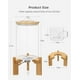 thumbnail image 3 of Dispensador de arroz HBlife de vidrio de 8 litros con soporte de madera y taza medidora, 3 of 3