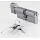 thumbnail image 2 of Cilindro Euro 70 mm Llave/Perilla Niquel, 2 of 2