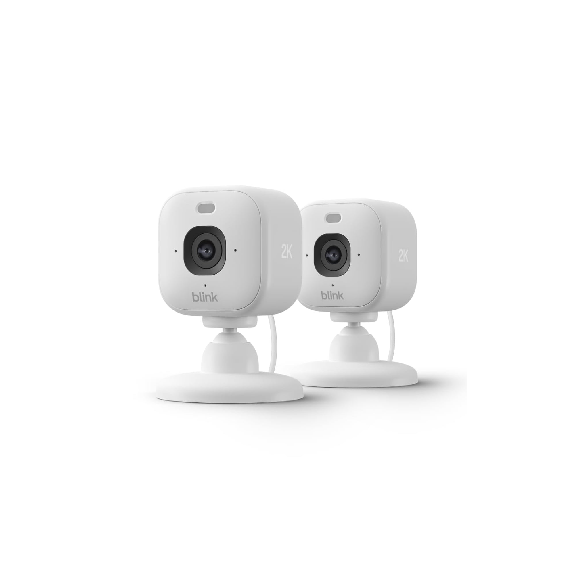 Cámara De Seguridad Blink Mini 2k+ Paquete De 2 Para Interior Con Enchufe